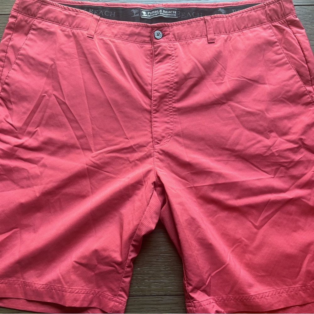 Pebble Beach Vibrant Red Shorts
